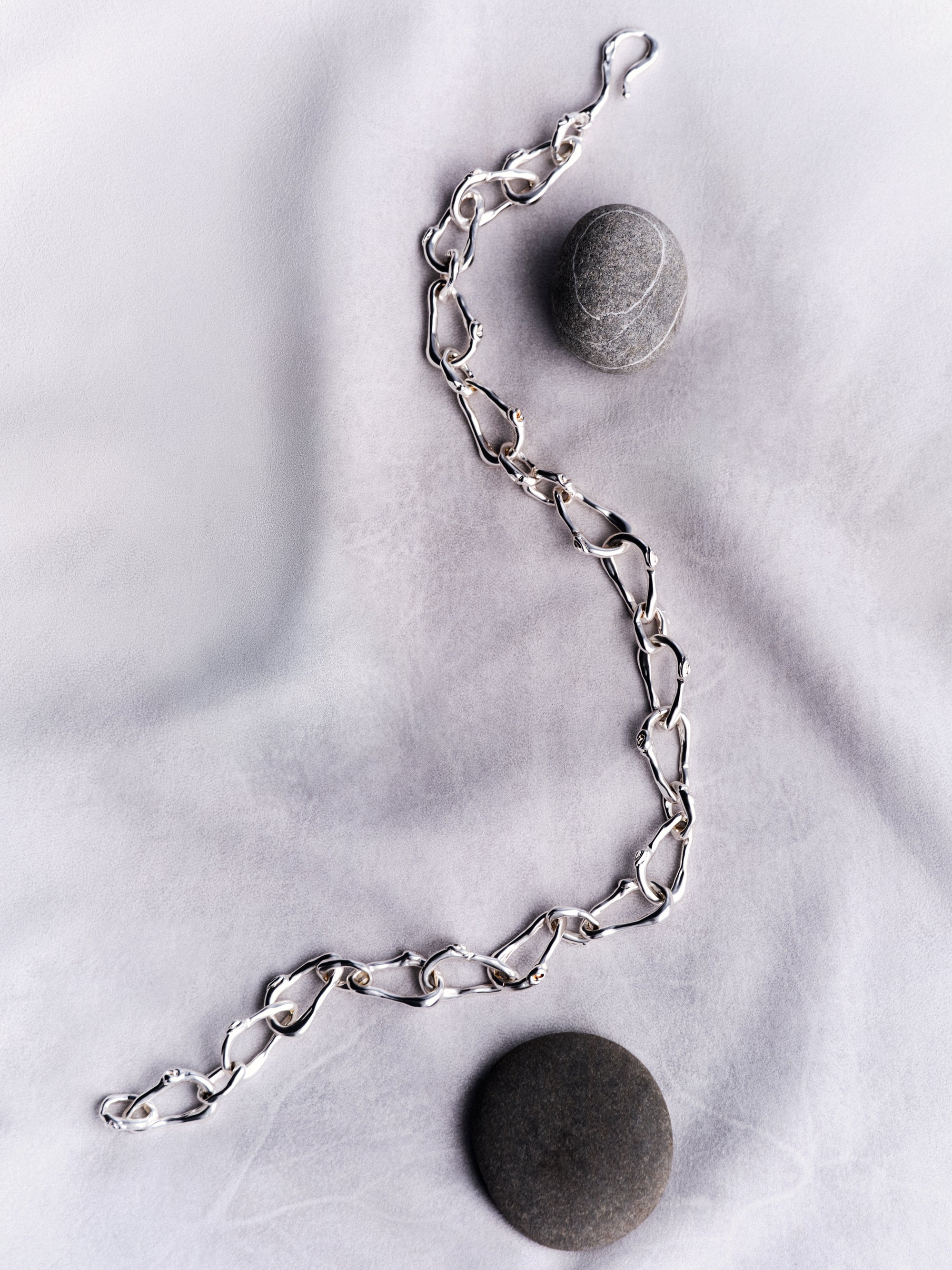 Echo - Necklace  Silver
