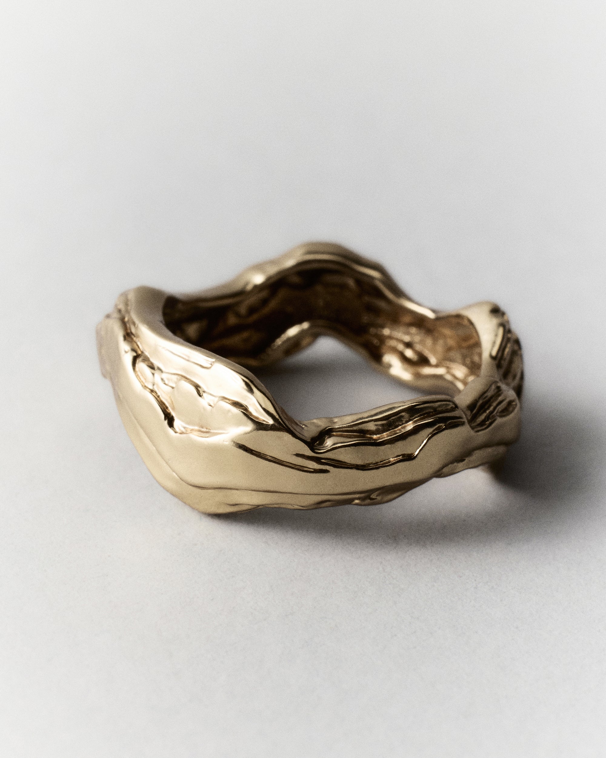 Layered Earth Ring-Gold