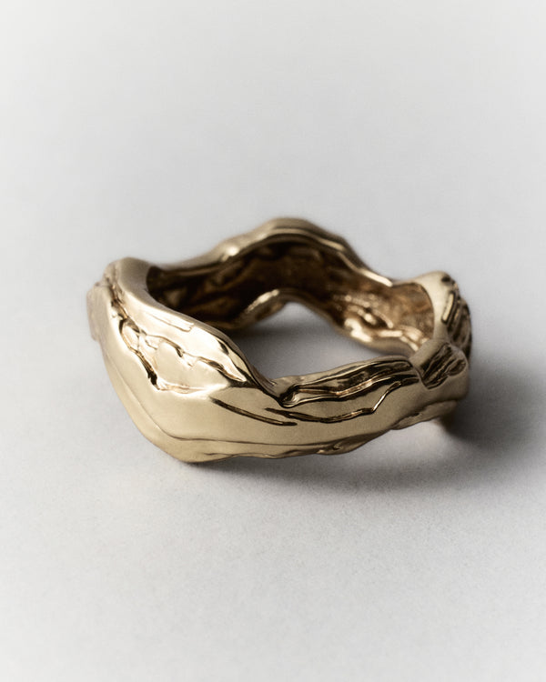 Layered Earth Ring-Gold