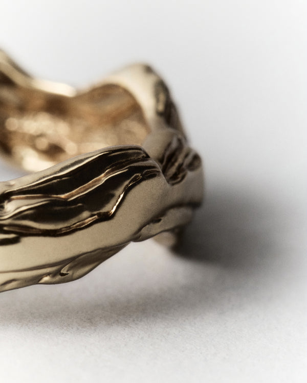 Layered Earth Ring-Gold
