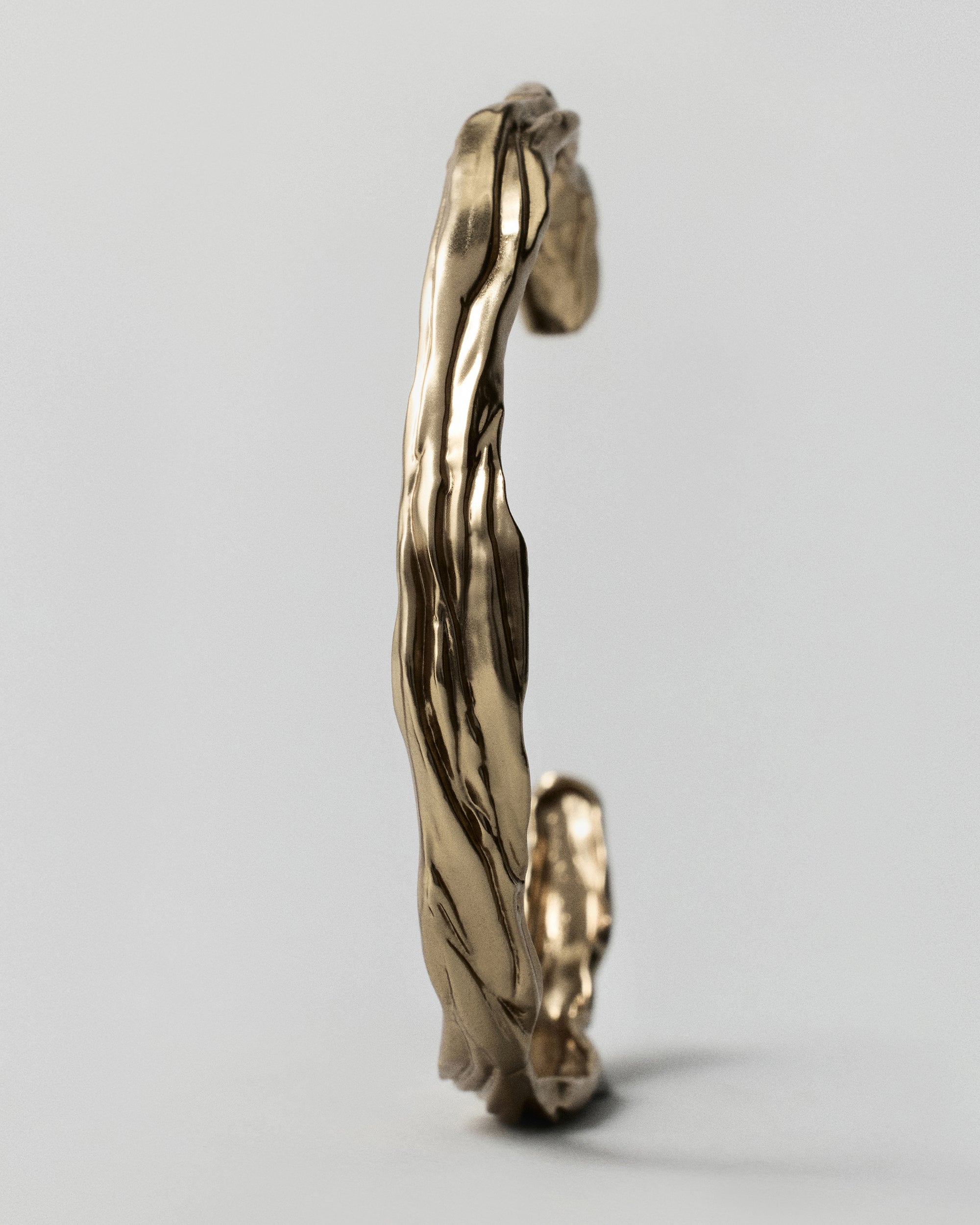 Layered Earth Cuff-Gold