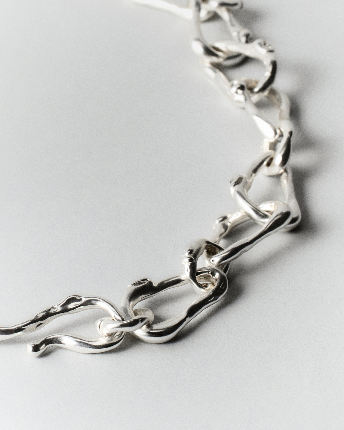 Echo - Necklace  Silver