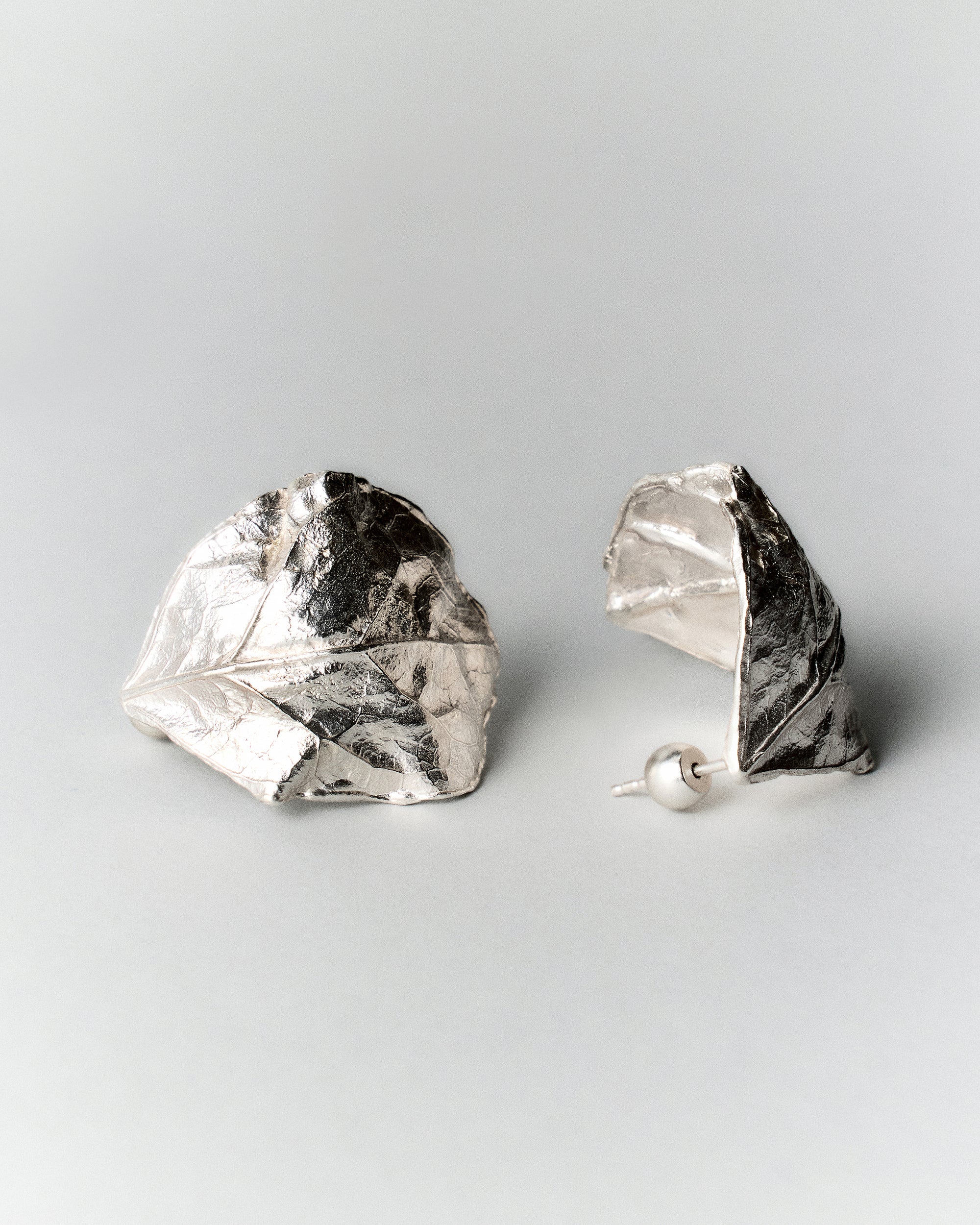 Small Vitalis Earrings-Silver