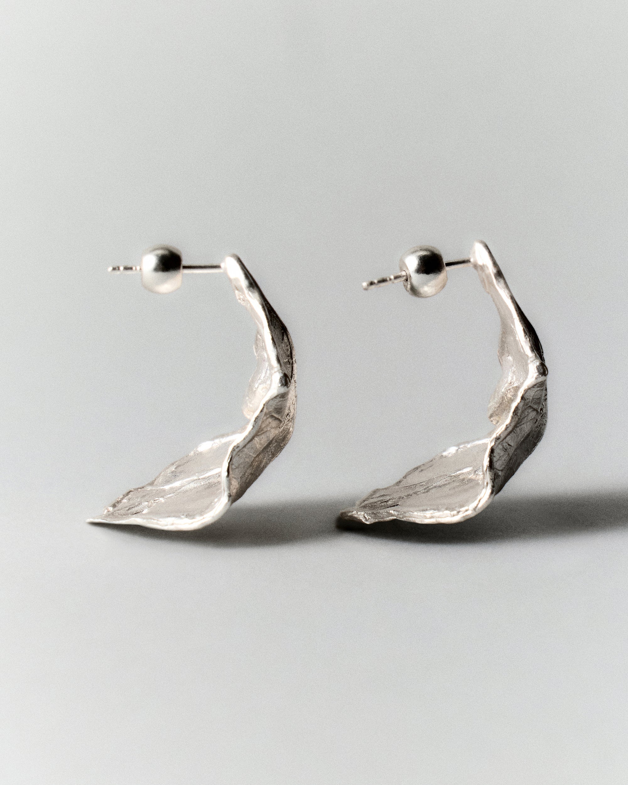 Small Vitalis Earrings-Silver