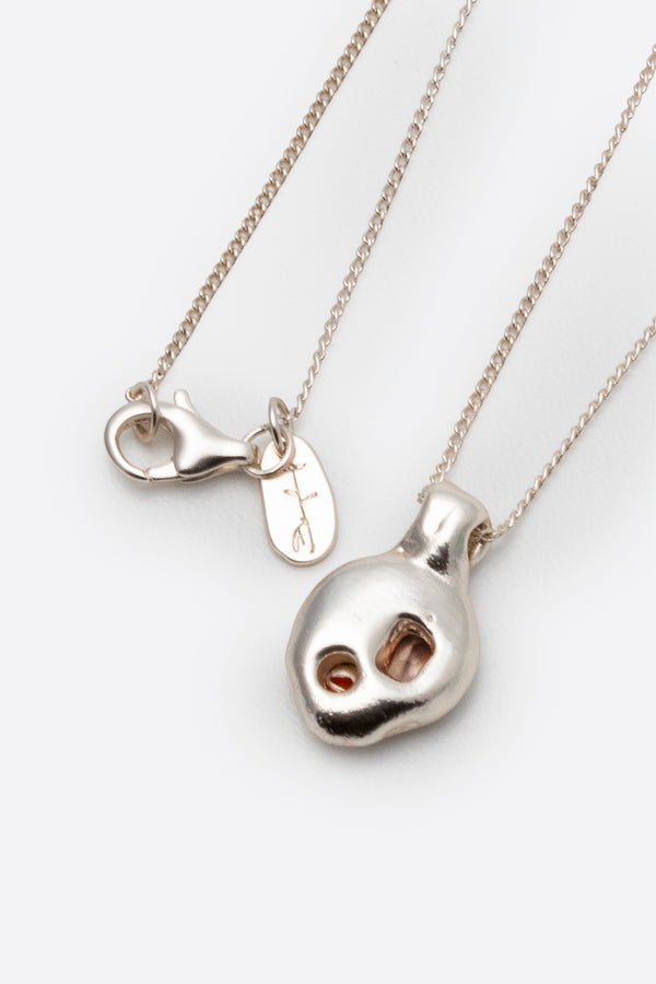 Ambar Necklace-Silver
