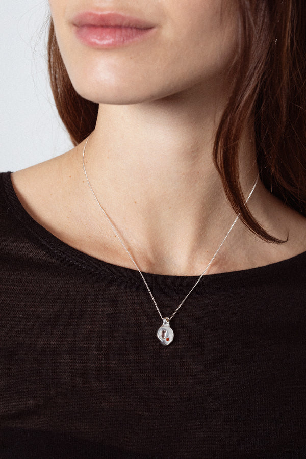 Ambar Necklace-Silver