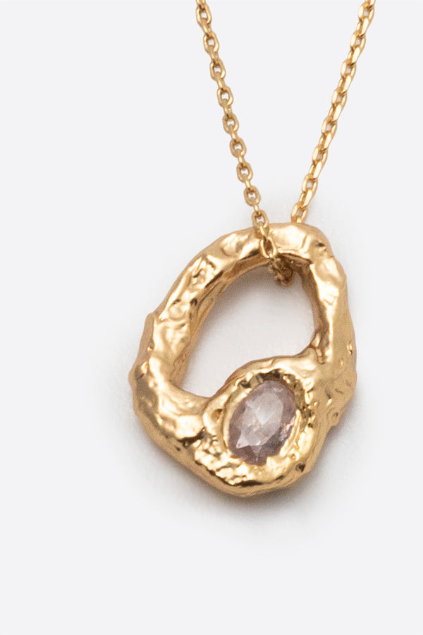 Moon Necklace-Gold