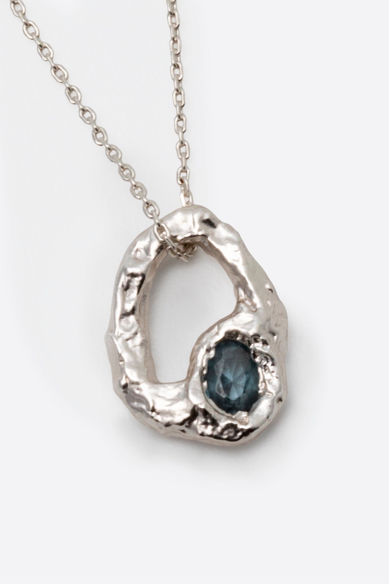 Moon Necklace-Silver