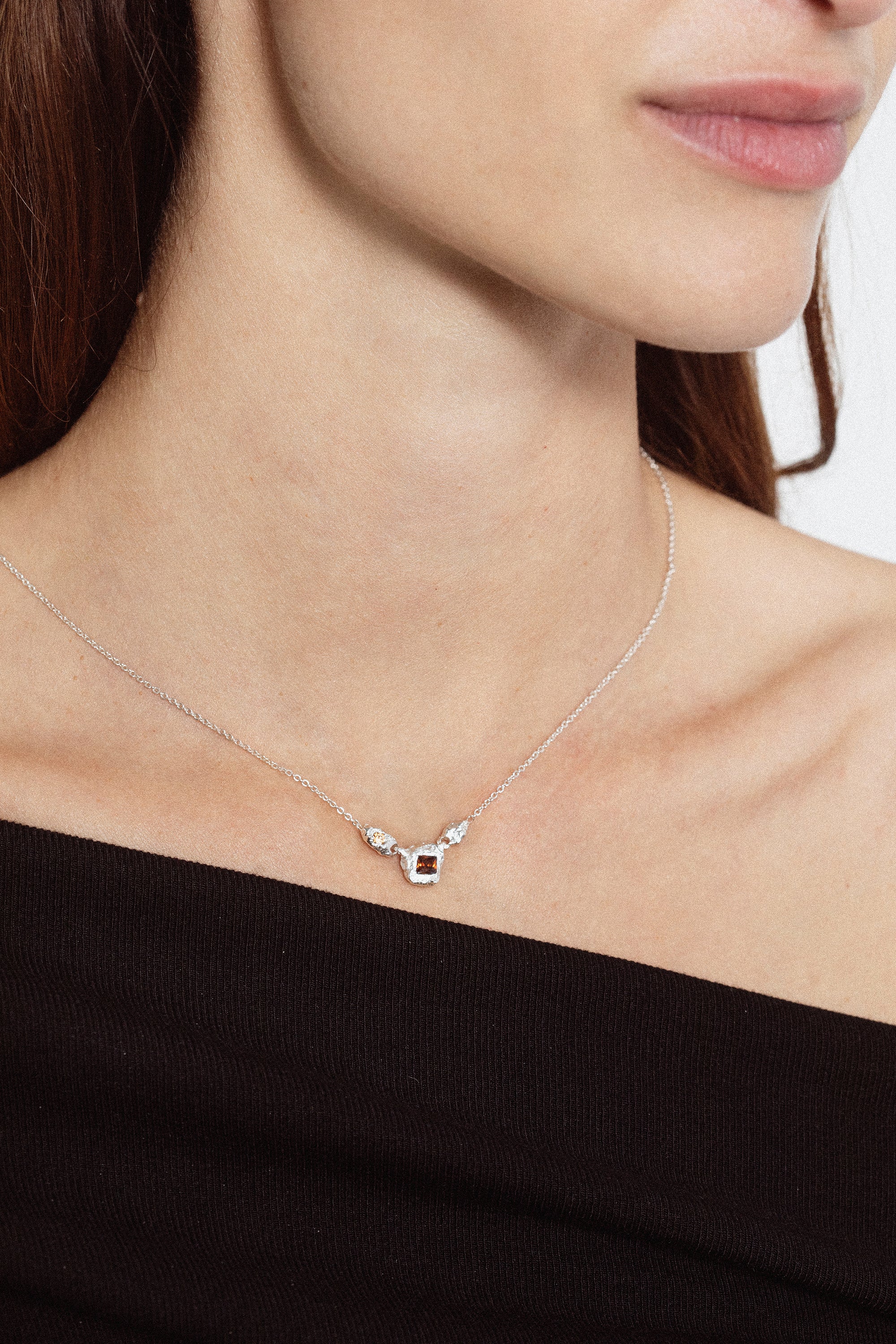 Juno Necklace-Silver