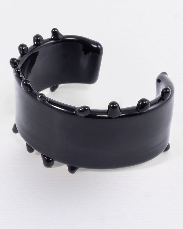 Sway Crystal Cuff - Black