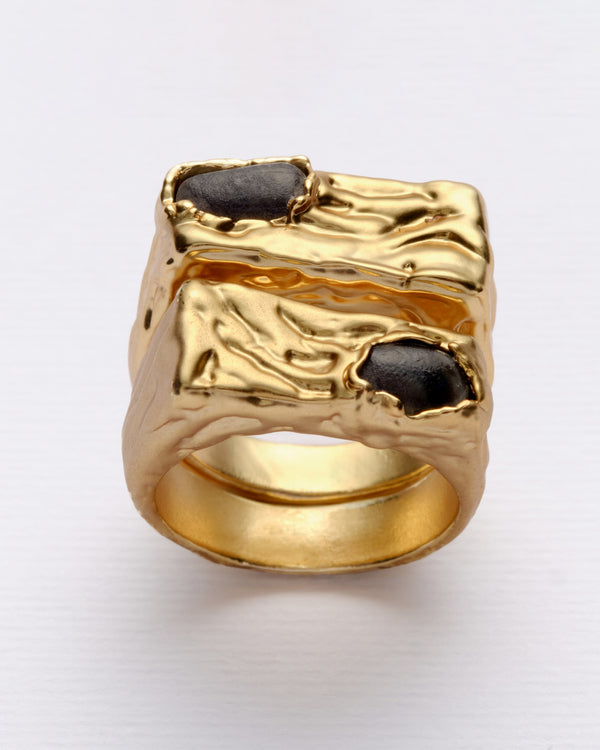 Dunestone - Set de 2 anillos 