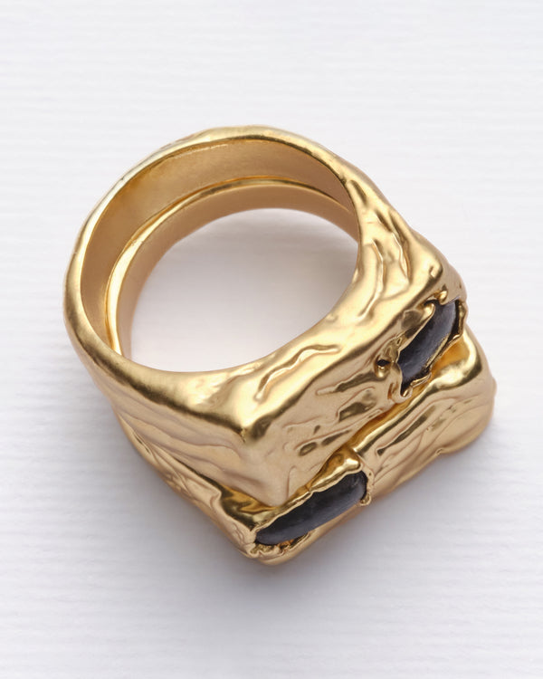 Dunestone - Set de 2 anillos 