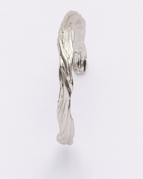 Layered Earth - Brazalete plateado