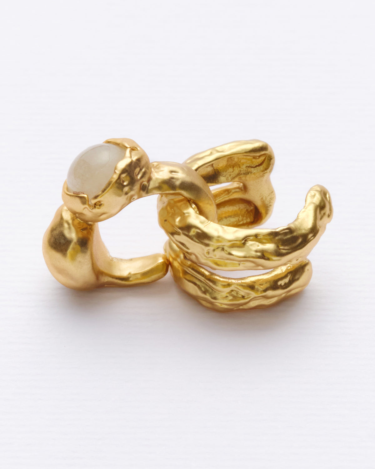 Layered Earth - Piercing ajustable dorado