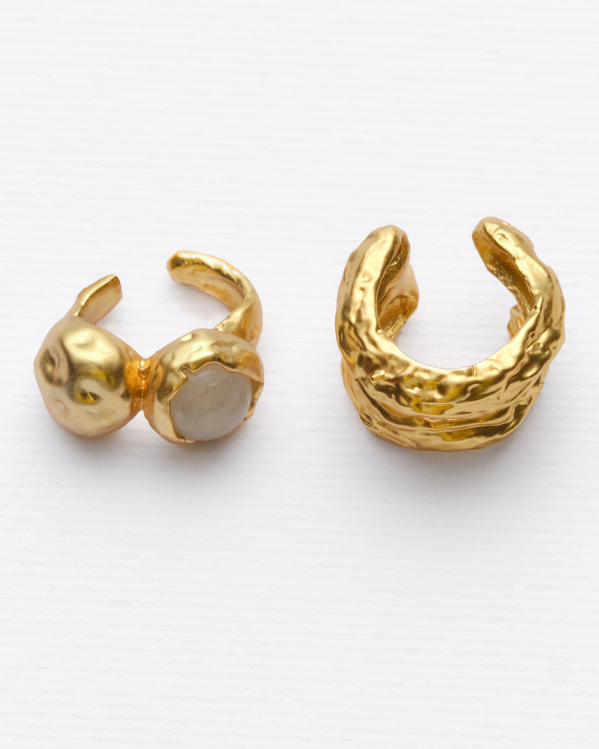 Layered Earth - Piercing ajustable dorado