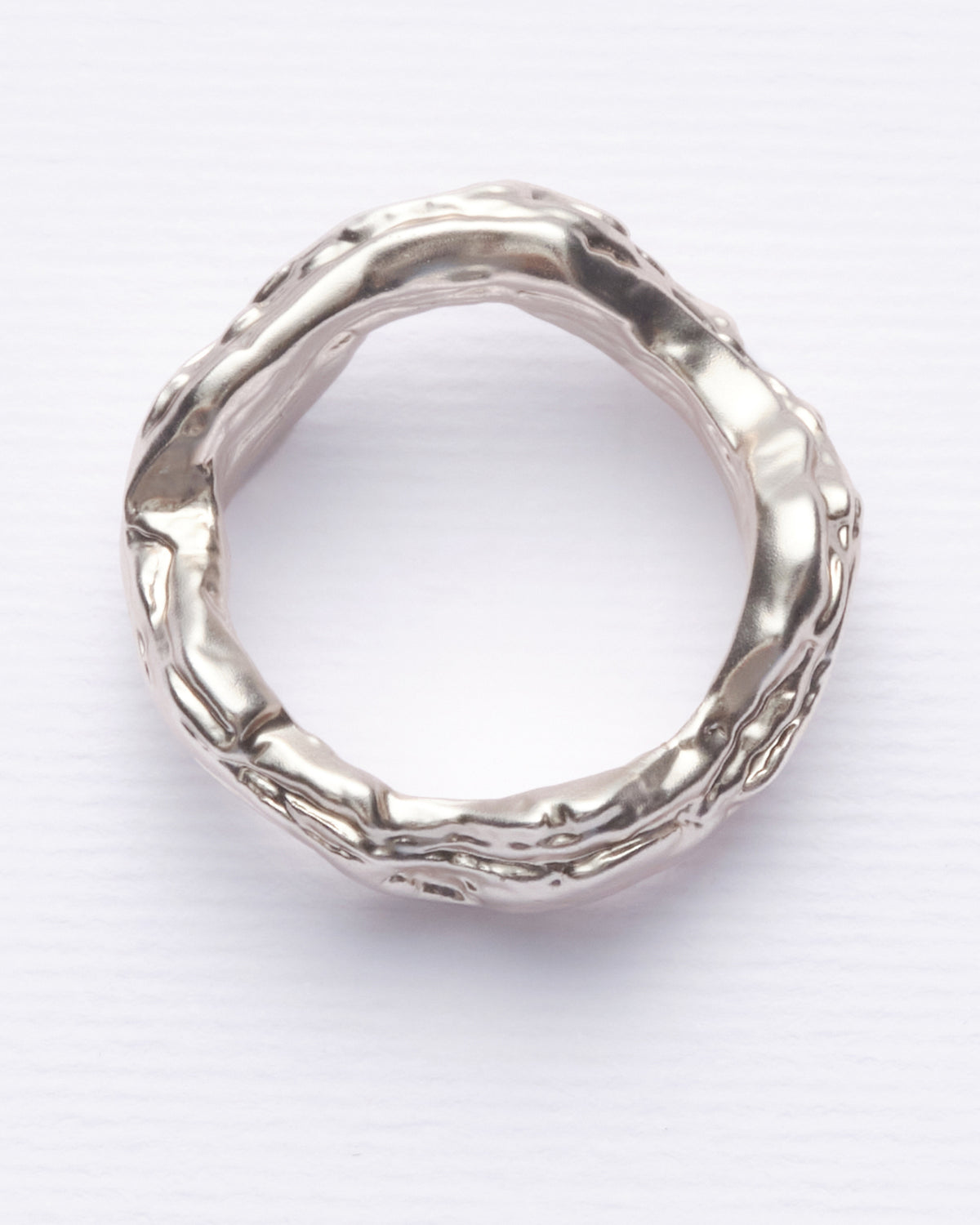 Layered Earth - Anillo plateado