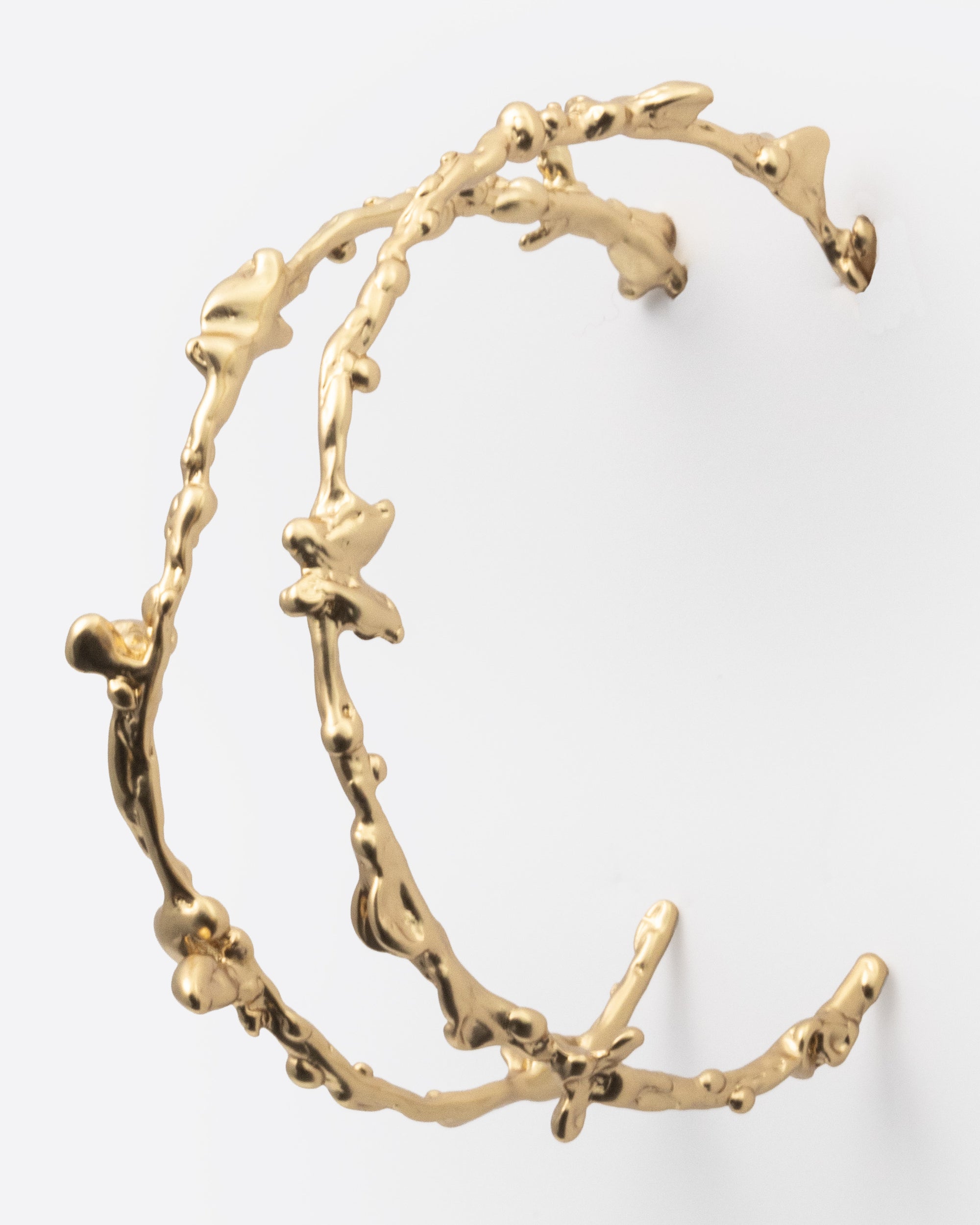 Butterflies Dance Hoops-Gold