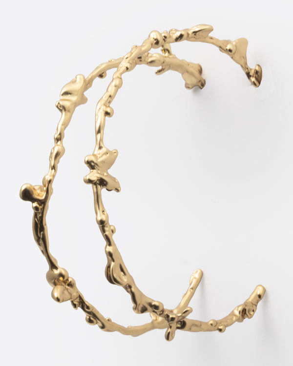 Butterflies Dance Hoops-Gold