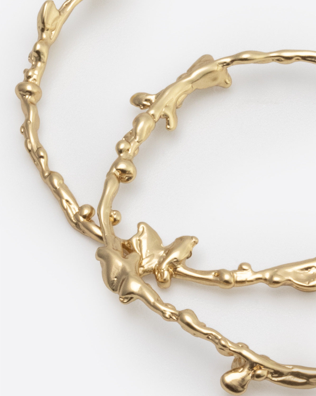 Butterflies Dance Hoops-Gold