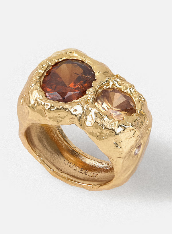 Cocoon Anillo dorado