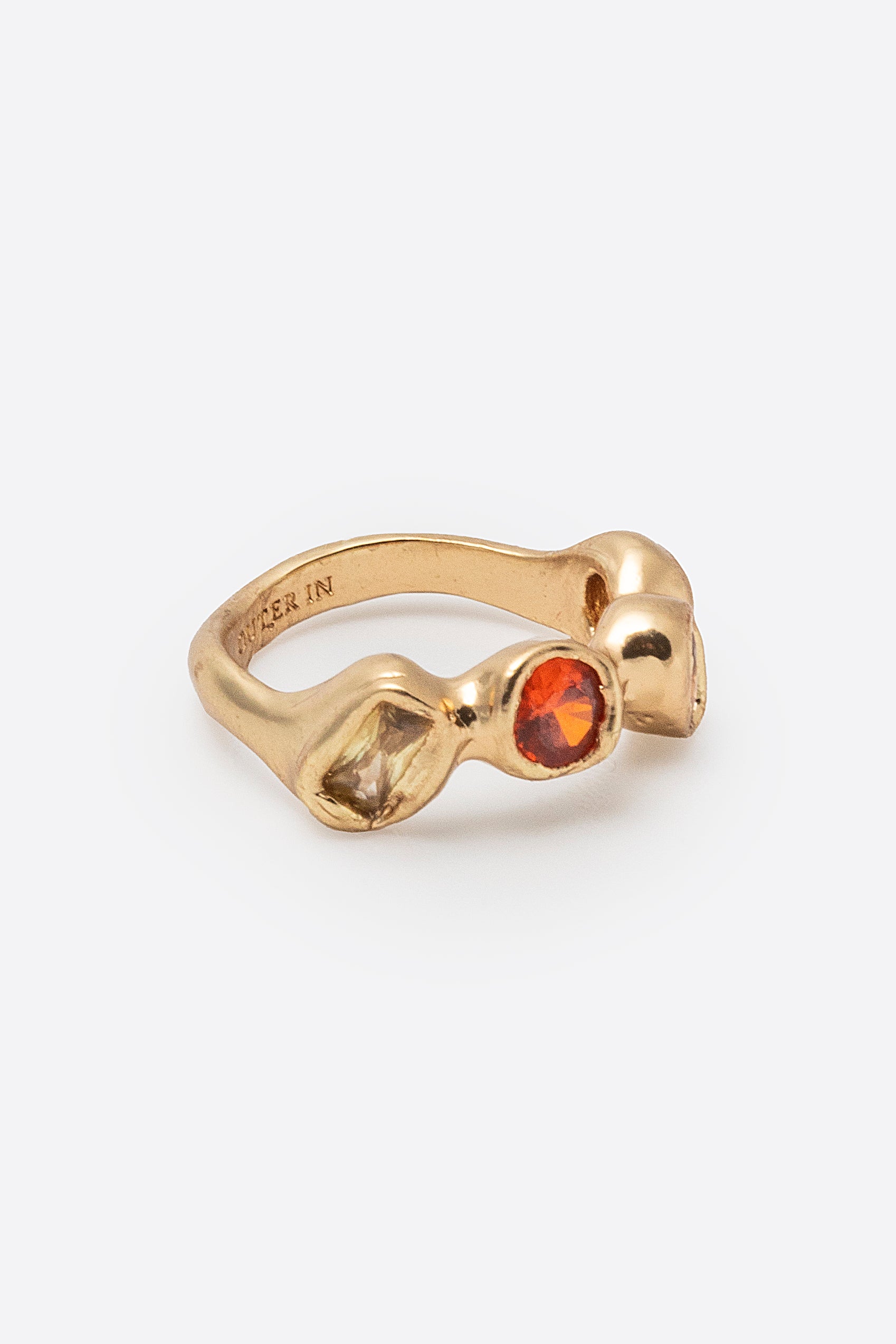 Sunset Pepita Ring-Gold